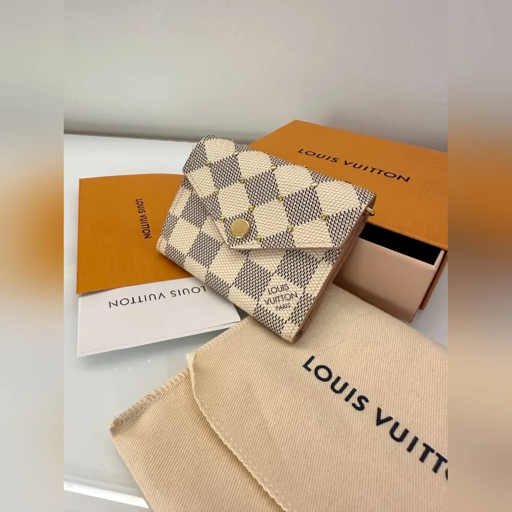 Louis Vuitton Wallet Zoe Damier Azur - Picture 1 of 13